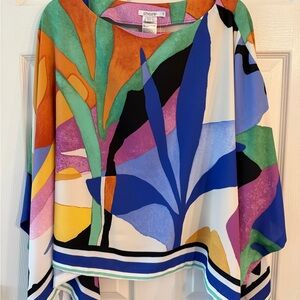 Chico's Vibrant Abstract Women's Blouse